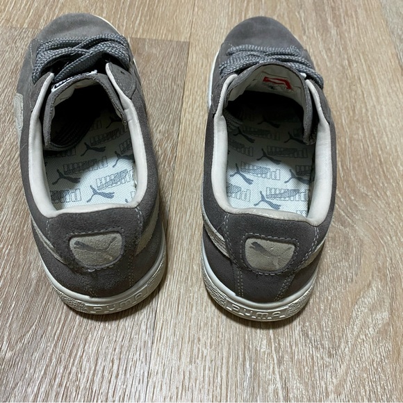 Men's PUMA Suede Classic | Size: 8 | Color: Grey / White - Picture 9 of 12